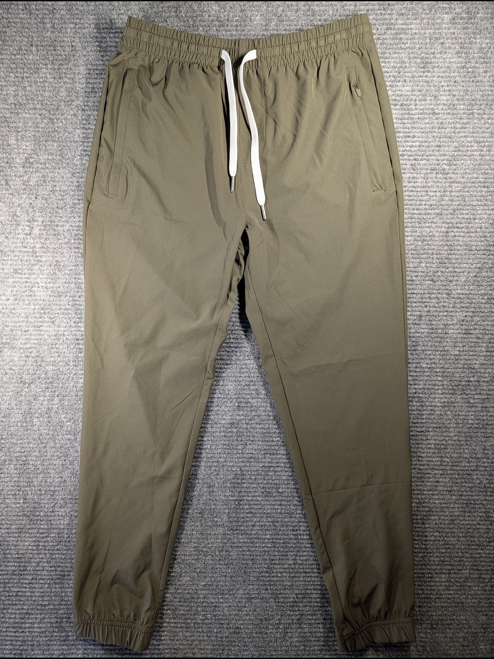 Cove Men's Olive Green Performance Stretch Joggers